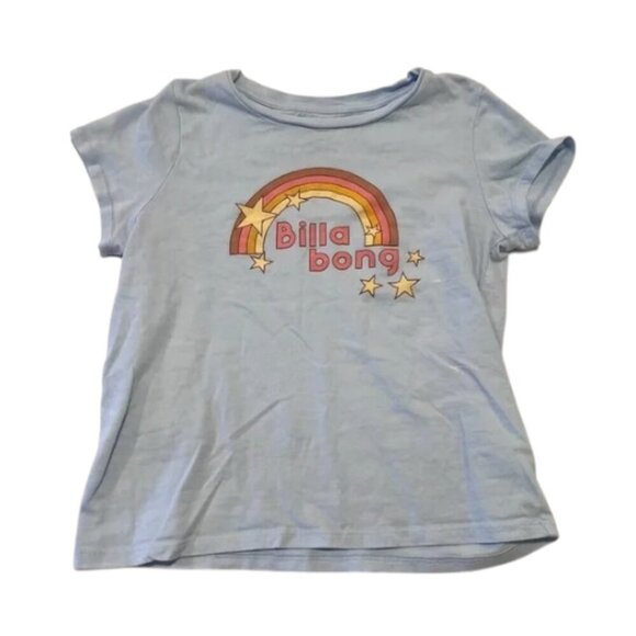🧁Blue Billabong Rainbow Top cute spring kawaii summer spring beachy preppy y2k - Picture 1 of 9
